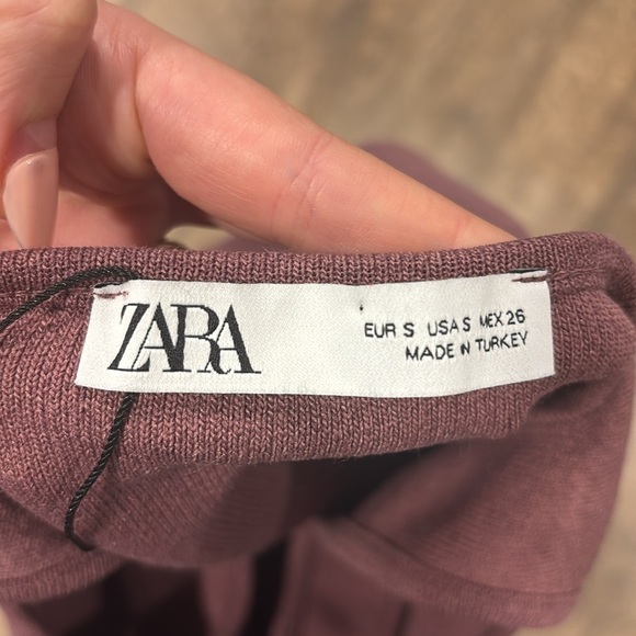 Zara Plum Knit Top - Picture 4 of 10